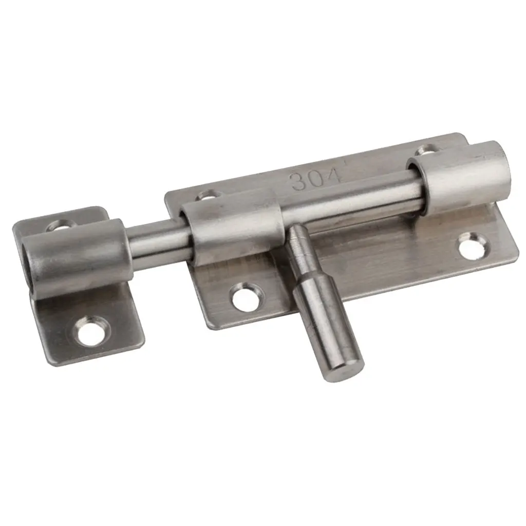 

Stainless Steel Door Bolts Security Door Guard Flush Latch Slide Bolt Lock Hardware