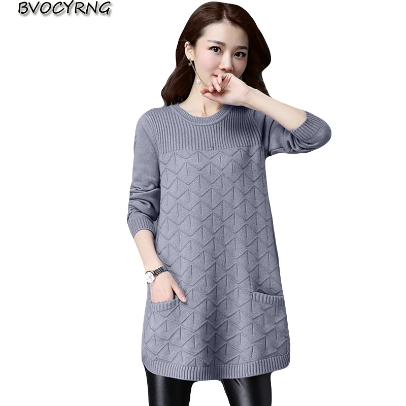 

Свитер женский трикотажный, весна-осень 2019, 4XL