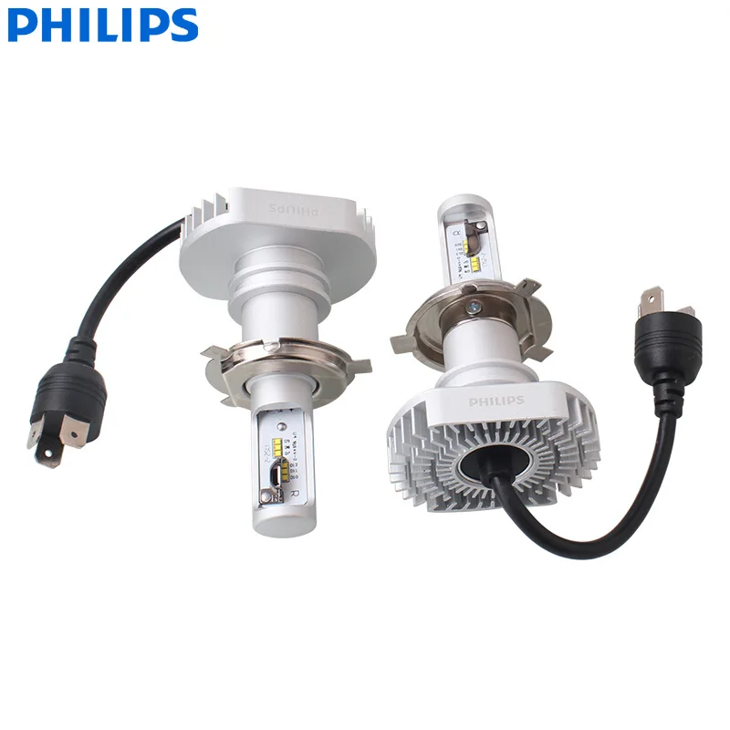Philips Ultinon светодиодный H4 9003 HB2 12V 11342ULX2 6000K яркий Автомобильный светодиодный фонарь Авто HL луч+ 160% более яркий(двойной пакет