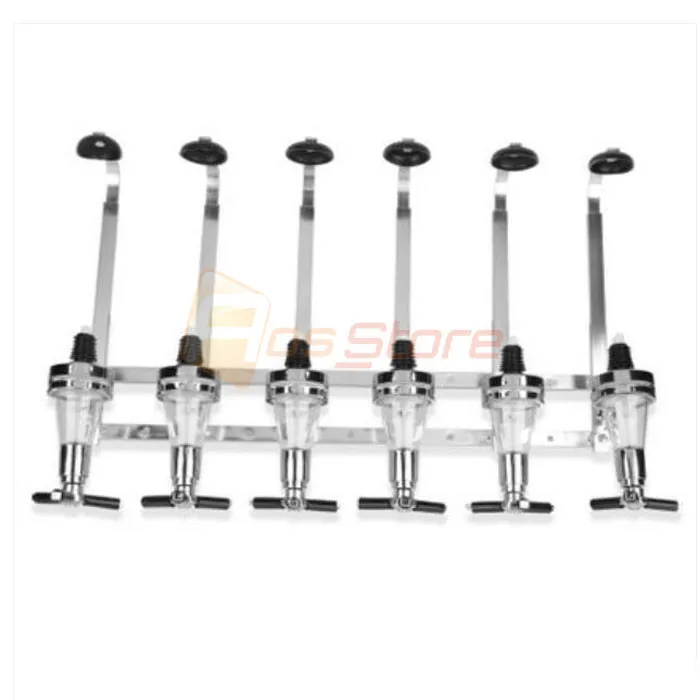 6 бутылка высокого качества алюминиевый сплав бар дворецкий настенный диспенсер