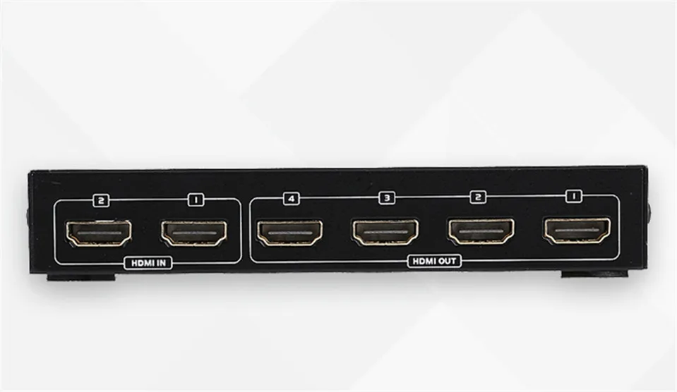 2019 оригинальный Φ 2x4 HDMI переключатель разветвитель от 2 до 4 с ИК пультом