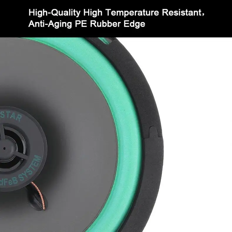 1 шт. 6 5 дюймов 160W 12V автомобиля HiFi коаксиальный Динамик автомобиль дверь Авто