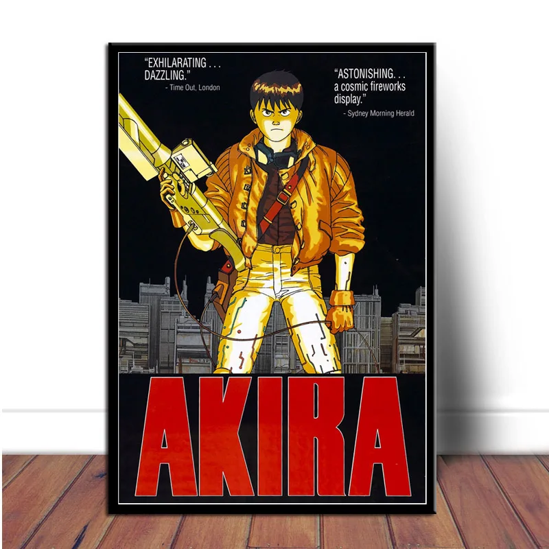 Плакат и принты Akira Red Fighting японское аниме комикс кино холст картина маслом