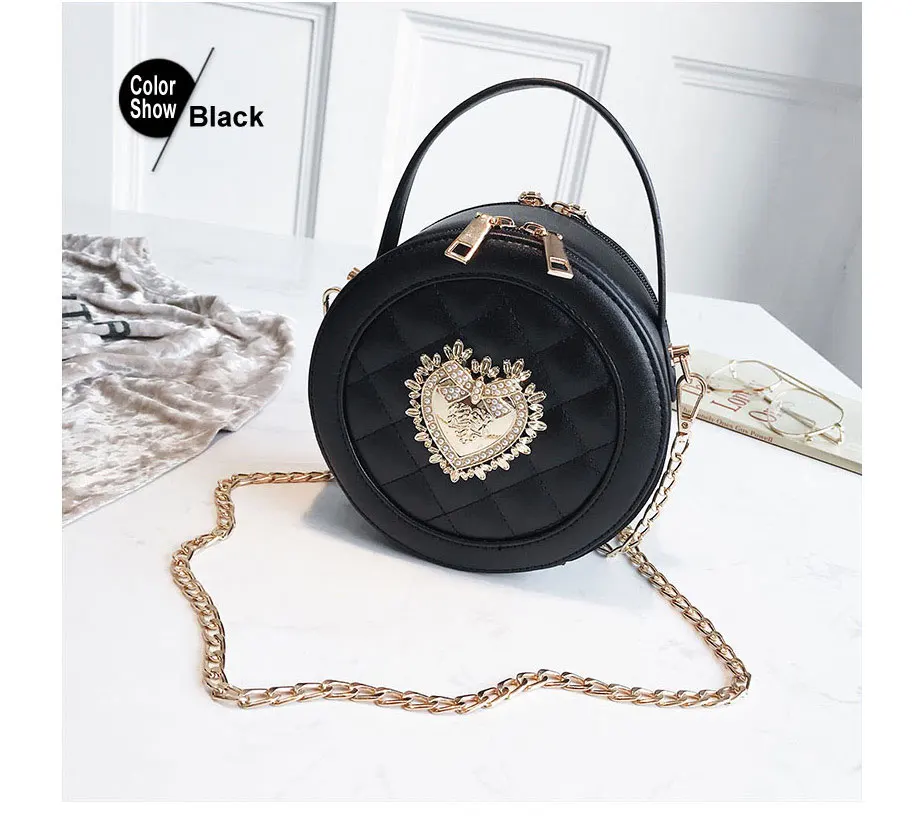 Fularuishi Summer Female Women Messenger Bag Korean Edition Fashion Small Round Bag Mini Bag Circular Shoulder Bag