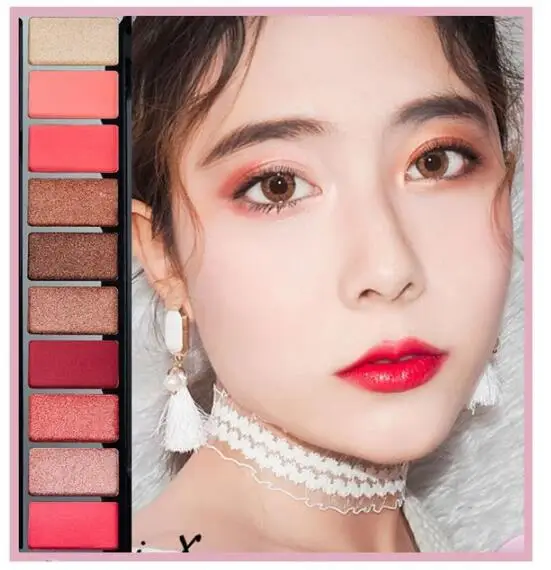 10Colors-3 Профессиональные 40 цветов s матовые цветные пигменты Тени для век для макияжа блестящие матовые водонепроницаемые тени для век - Цвет: 10Colors-3