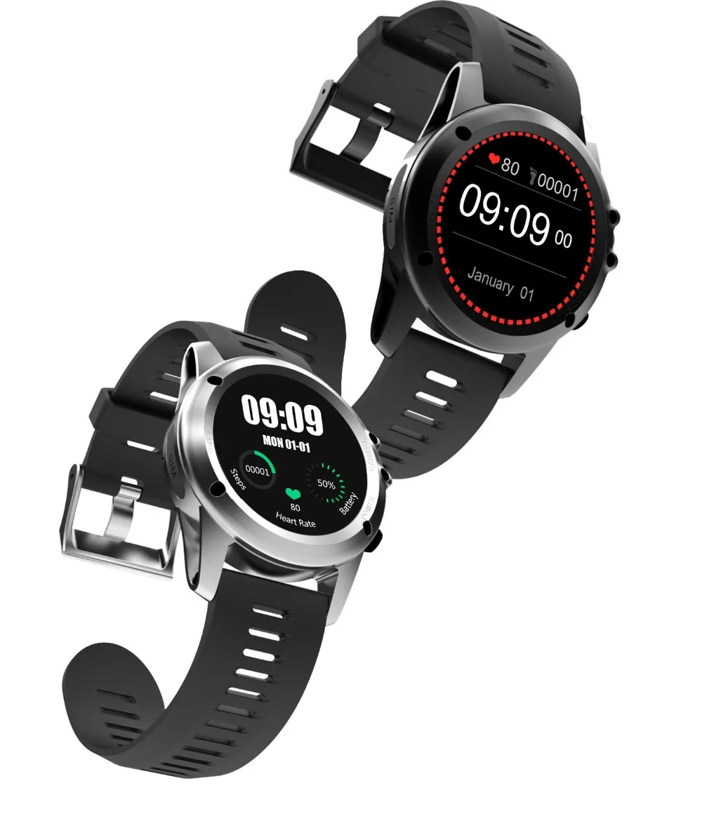 H1 android 4.4 Smart watch waterproof 1.39inch mtk6572 SmartWatch for iPhone support 3G wifi GPS SIM GSM WCDMA |