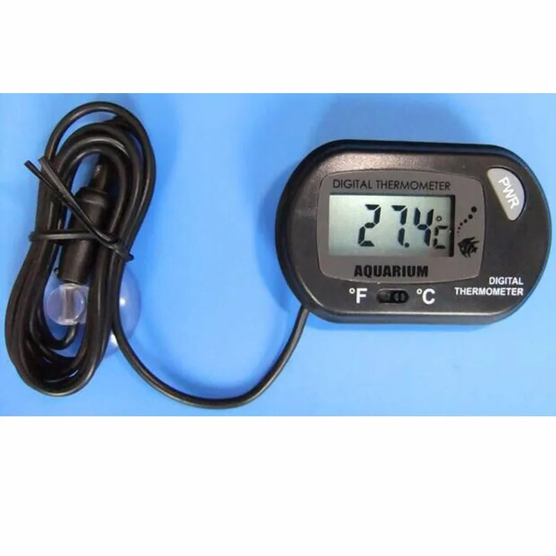 Гусеничный термометр с присоской для дайвинга питомца коробка цифровой воды