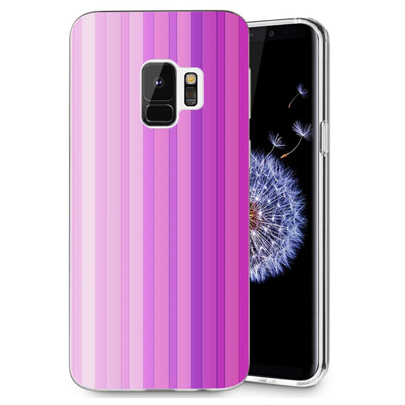 Для samsung Galaxy S3 S9 S9Plus S8 плюс S7 края Примечание 8 ТПУ мягкий розовый любовь пейзаж