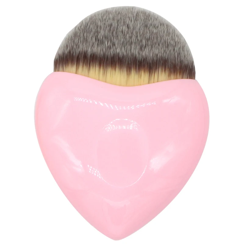 Pink Профессиональная Кисть для макияжа в форме русалки, 1 шт., Кисть для макияжа в форме рыбы, косметические инструменты для макияжа, кисть для пудры, кисти для лица - Handle Color: Pink