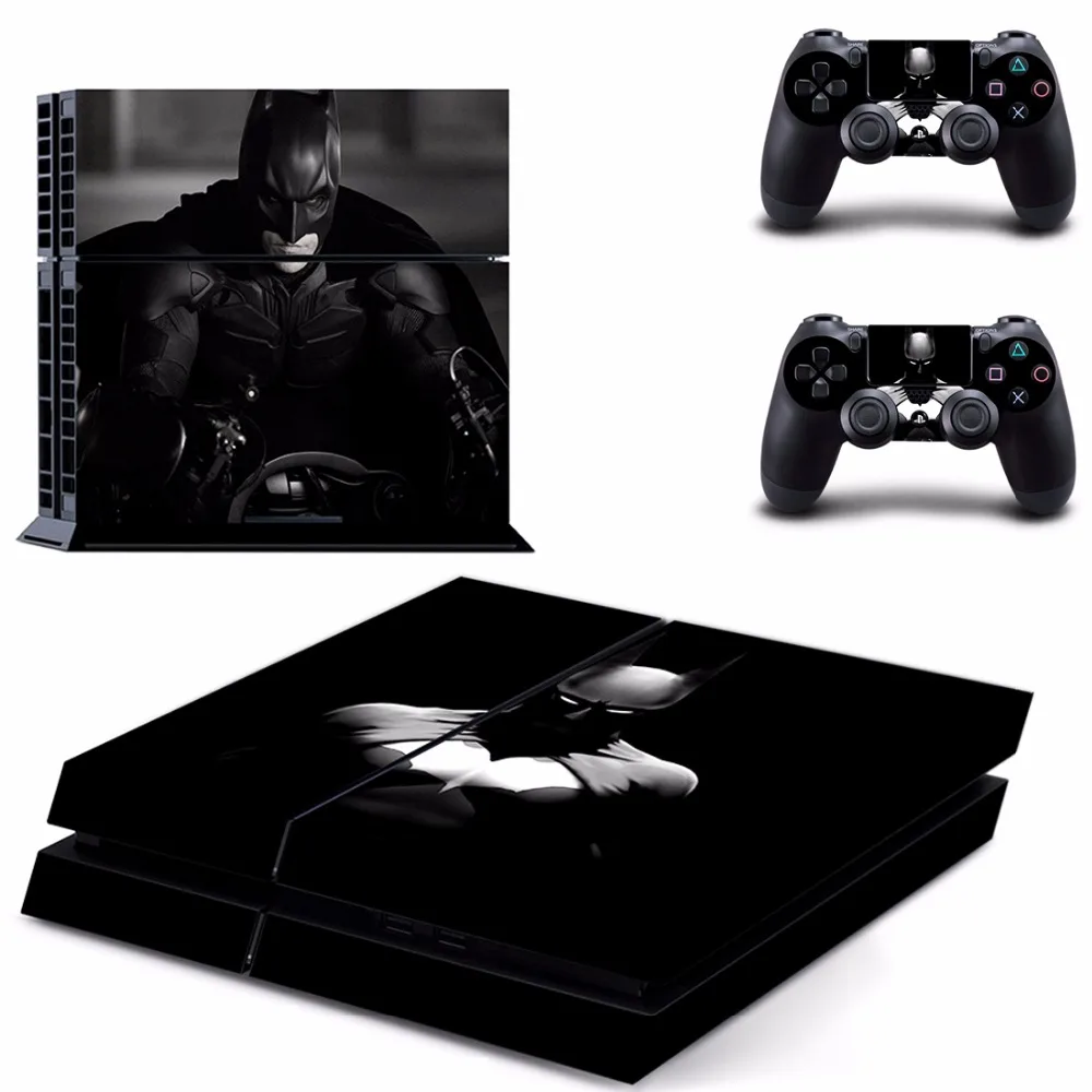 DC Joker VS Batman наклейка для PS4 наклейка для sony playstation 4 консоль и 2 контроллера наклейка для PS4 виниловая наклейка