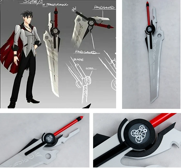 RWBY Qrow Branwen оружие предвестник меч Косплей копия реквизит
