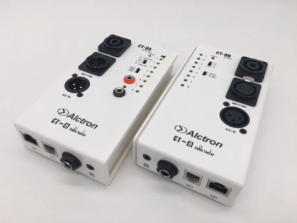 Alctron CT-8 умный Кабельный тестер многоцелевой тестер аудио кабеля, тест для разнесения кабеля в хорошей проводимости или нет