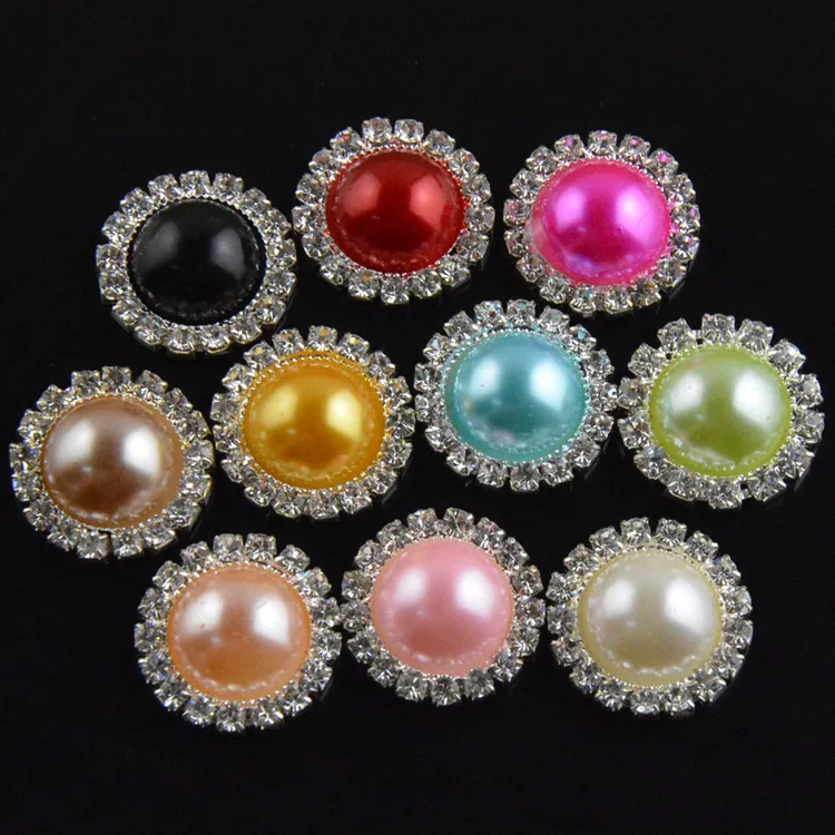 Бесплатная доставка оптовая продажа 30 шт./лот разноцветные Круглые пуговицы со