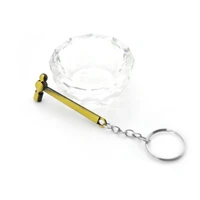 new fashion trinkets top quality alloy hammer keyring mens gifts jewelry keychain original key holder