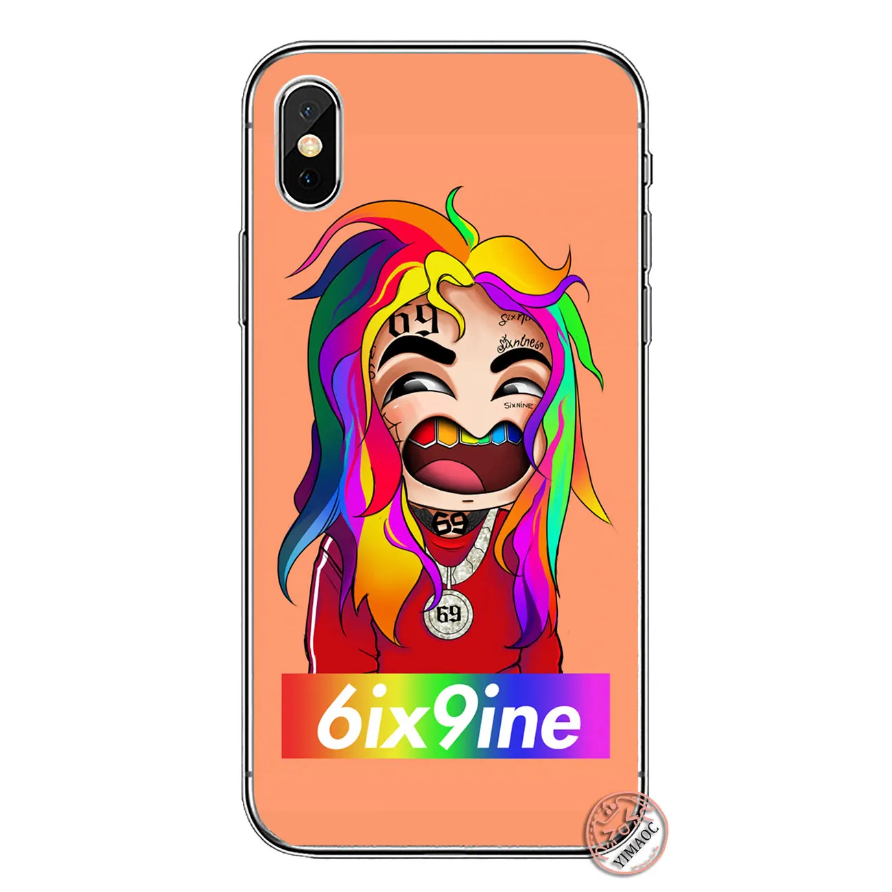 9 YIMAOC хип-хоп рэпер Tekashi 69 6ix9ine тонкий мягкий силиконовый чехол для телефона для iPhone 11 Pro X XR XS Max 6 6S 7 8 Plus 5 5S SE 10 - Цвет: 9