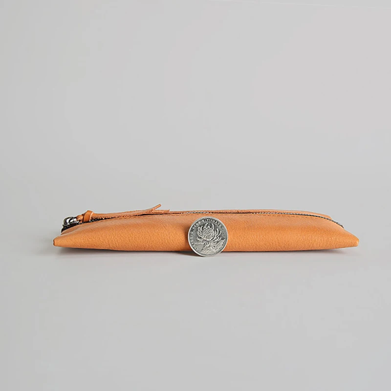 SIMLINE винтажная сумка для ручек и карандашей из натуральной кожи ручной работы