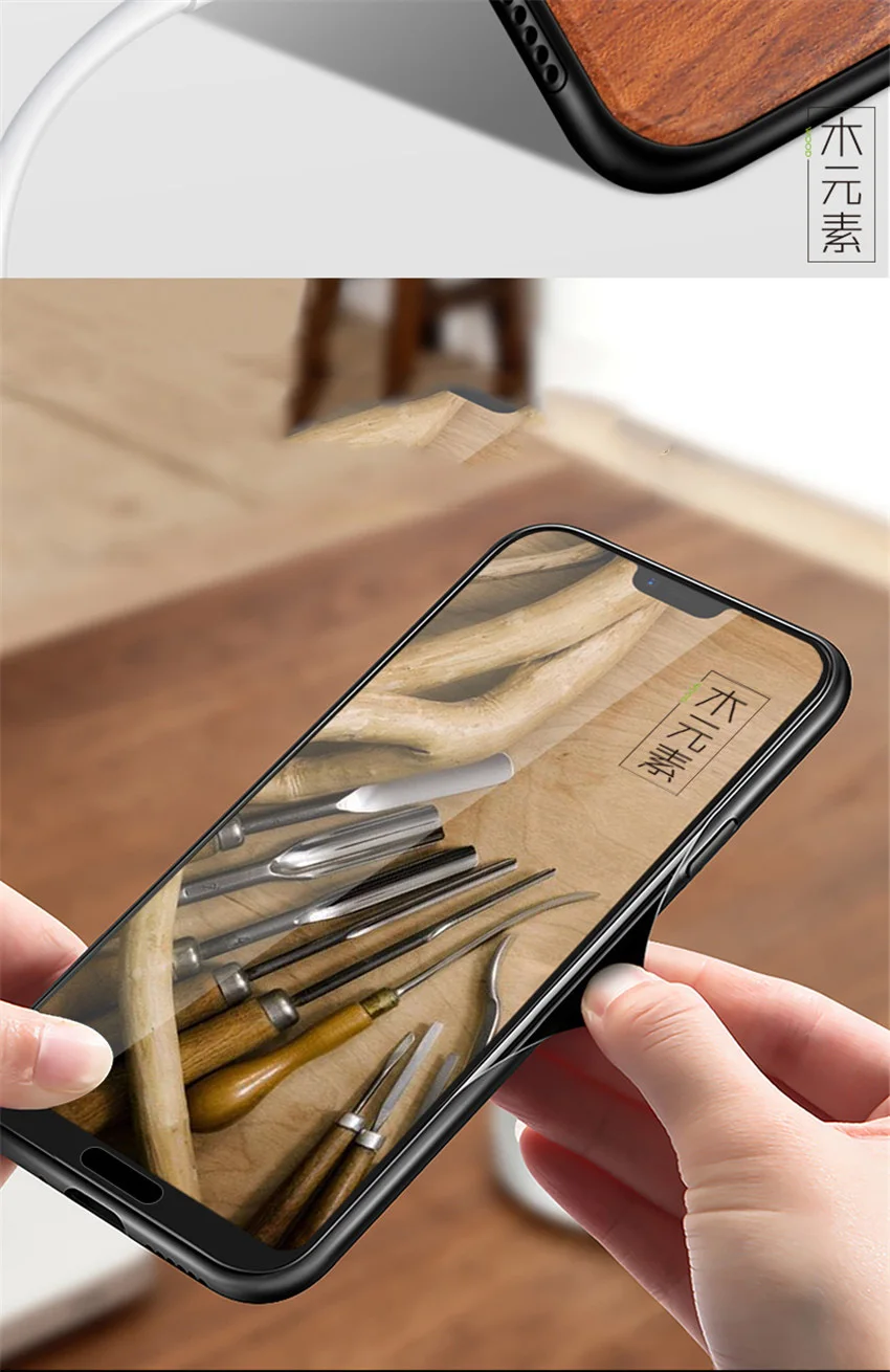 Резной деревянный чехол для huawei P20 Pro противоударный ТПУ бампер чехол для huawei P20 Lite чехол деревянный футляр P20 Pro