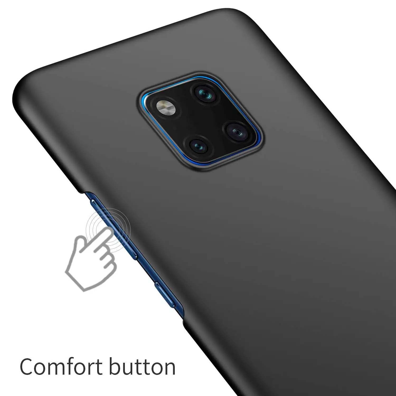 Роскошный 360 полный пластиковый чехол для Huawei Mate 20 Pro Чехол 6 39 дюймов матовая