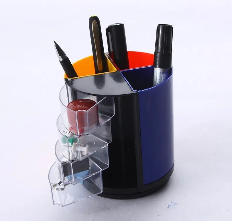 Пластиковый многофункциональный держатель для ручки ваза карандашный горшок