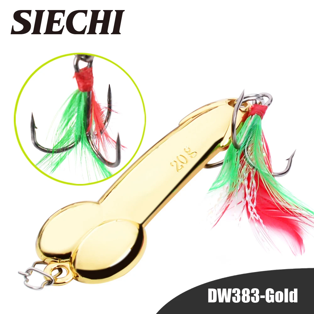 1 шт. рыболовная приманка SIECHI Spoon с пером 8 #6 #4 #2 # крючки золотистого цвета
