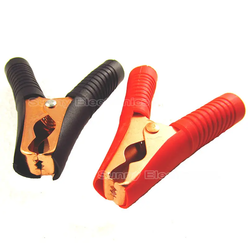 Зажим для автомобильного аккумулятора крокодиловый 20 шт. 90 мм 100 А испытательные