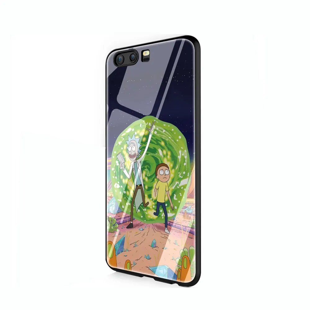 G3 Забавный чехол Рик и Морти из закаленного стекла для huawei P10 P20 P30 mate 20 Honor 9 10 Lite Pro 7A 8X P Smart - Цвет: G3