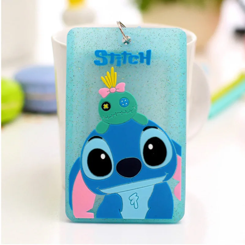5 YIYOHI милые Chi's Stitch кошачьи банковские держатели для кредитных карт унисекс ПВХ шейный ремень карты автобус ID Держатели идентификационный значок ремешок - Цвет: 5