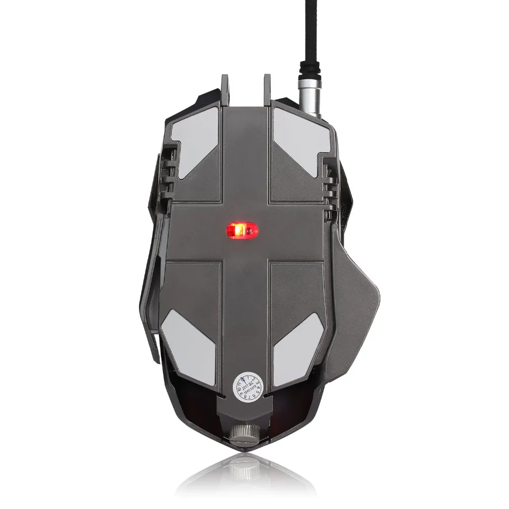 Serious Gamer Mechanical Mouse PC Gamer Mice 3200DPI LED Back Light 7 Buttons Wired Mouse Gaming For Desktop Gaming