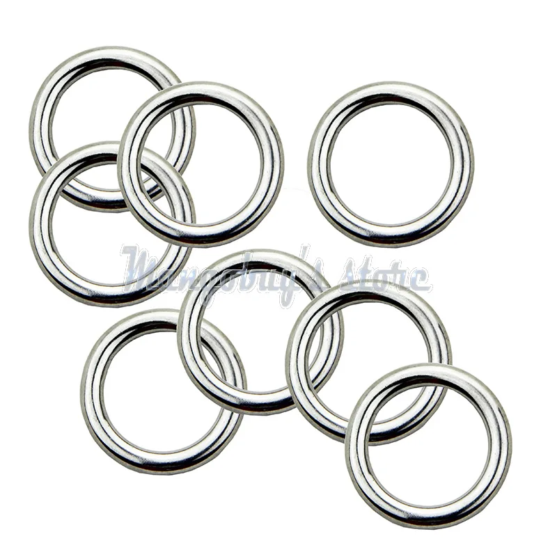 O Ring 4 x 20mm 20 штук, новинка, Delta, кольцо в форме 316, нержавеющая сталь, полированная сварная 15, 20, 25, 30 мм, аксессуары для КАЯКОВ, аксессуары для лодок, морское весло - Цвет: O Ring 4 x 20mm