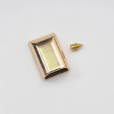 gold 10 шт. металлическая молния вытяжная молния украшение заглушка Пряжка Стоп Хвост головка заглушки DIY сумка кожа оборудование ремесло аксессуары P064 - Цвет: gold