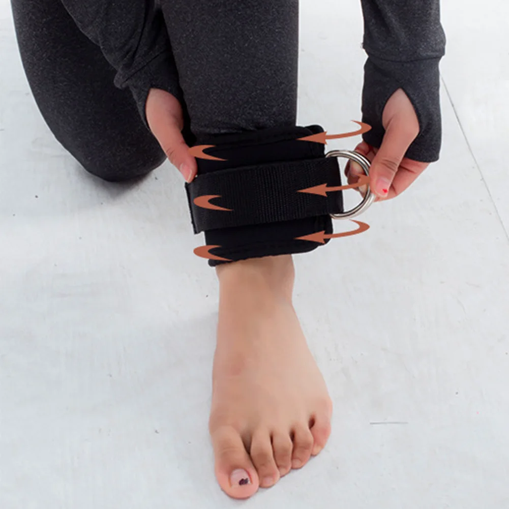 2 шт. шкив для ног крепление на запястье регулируемая манжета бедра тренажерный