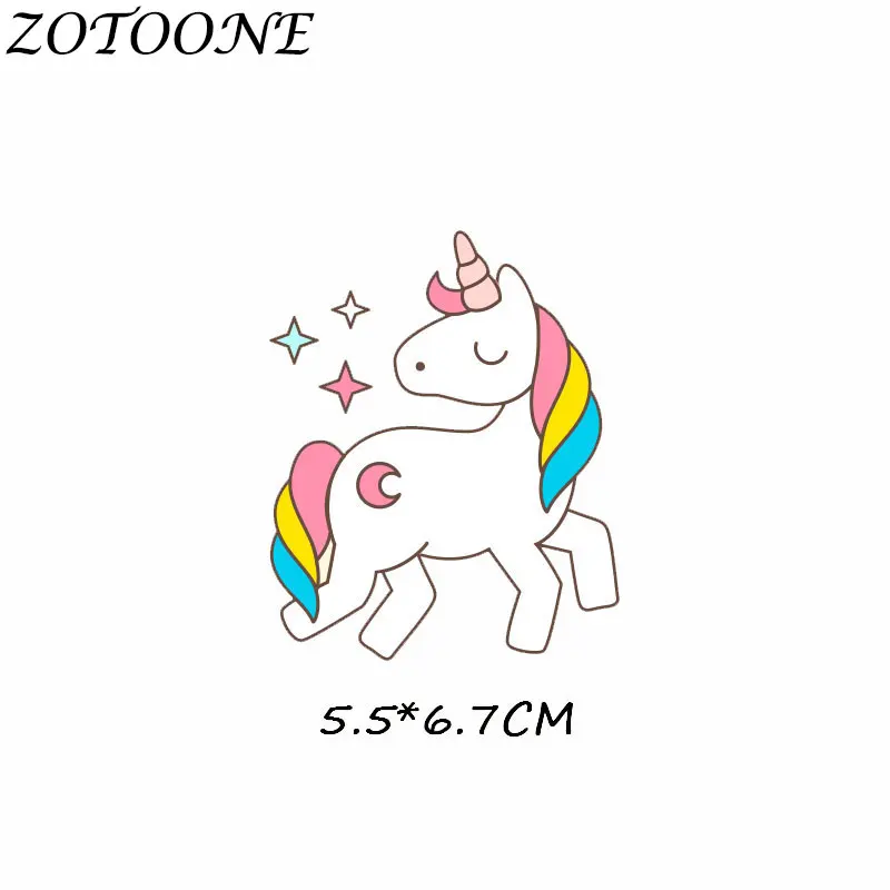 99 ZOTOONE железные Пластыри для детской одежды DIY значки-наклейки на одежду теплопередача для футболок аппликации Животные патч H - Цвет: 99
