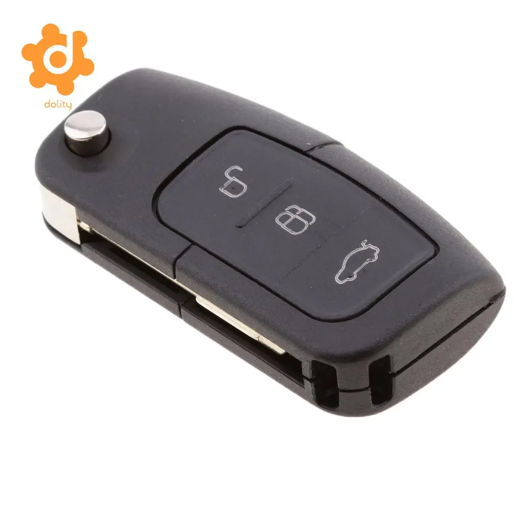 3 кнопки Автомобильный ключ раскладной Fob 433 МГц с чипом 4D60 для Ford Focus Mondeo C Max S Fiesta