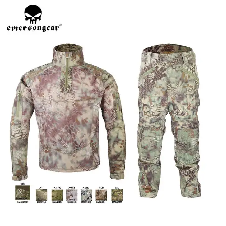 EM6894MR Emersongear Мужская тактическая спортивная одежда военный боевой спортивный костюм осень и зима с длинными рукавами мужские спортивные костюмы EM6894 - Цвет: EM6894MR