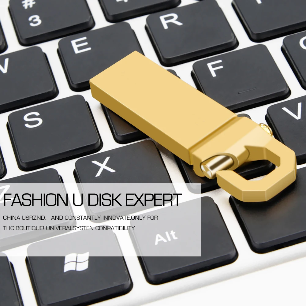 USB флеш-накопитель 2 0 16 ГБ 32 64 8 128 флешка металлическая флеш-карта памяти