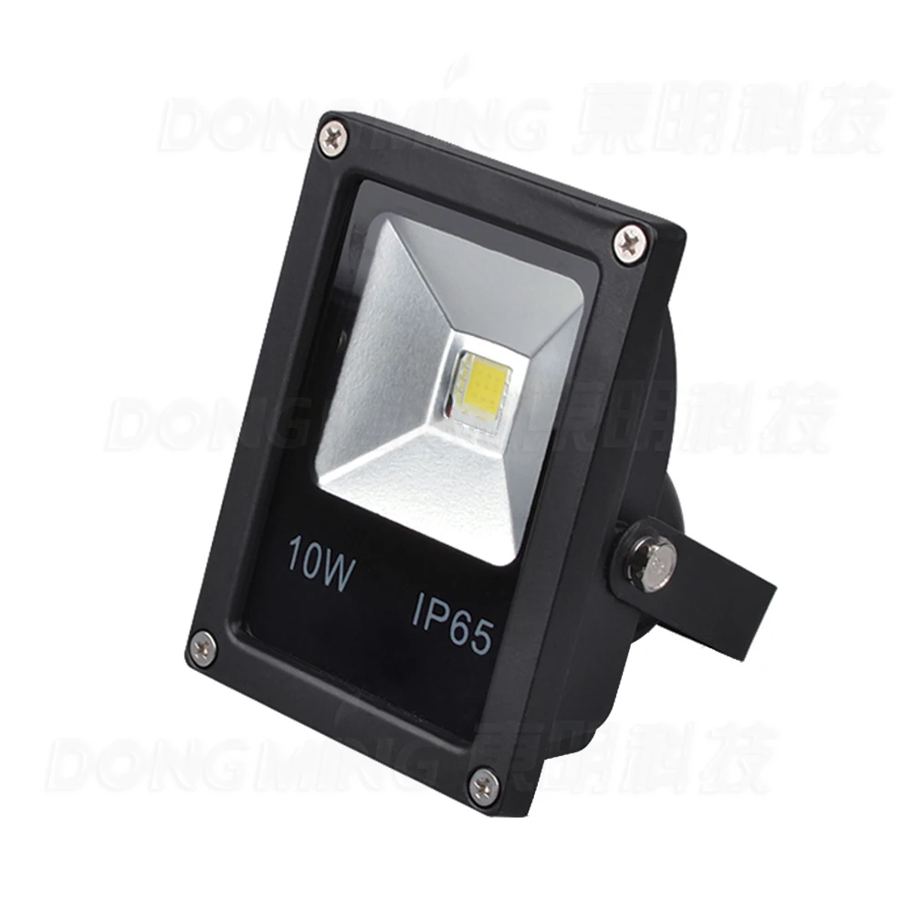 Free shipping black cover 4pcs RGB high power led flood light 12V DC Waterproof IP65 outdoor 10W led spotlight bulbs Lamp
