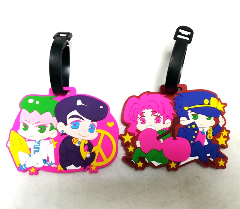 Аниме Необычные приключения Джоджо Jotaro Kujo Kakyoin Рохан гибкий клей багажная бирка игрушка Хэллоуин косплей реквизит бирка Рождественский подарок