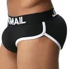 Трусы-брифы Jockmail мужские, пикантное нижнее белье с 3D подкладкой, эффект пуш-ап, подарок для мужчин, съемная подкладка спереди и сзади