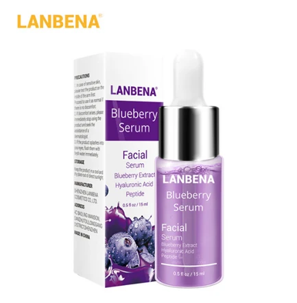 Blueberry Whitening Витамин С отбеливающая сывороточная Гиалуроновая кислота крем для лица щипцы для улиток веснушки пятнышко выцветает темные пятна Антивозрастной уход за кожей - Вес нетто: Blueberry