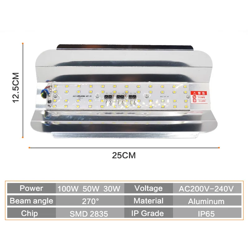 Светодиодный прожекторный светильник 50 Вт 100 галогенная лампа замена йода