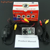 bigbigroad for peugeot 206 207 306 307 308 406 407 5008 partner tepee wireless camera car rear view reverse parking camera