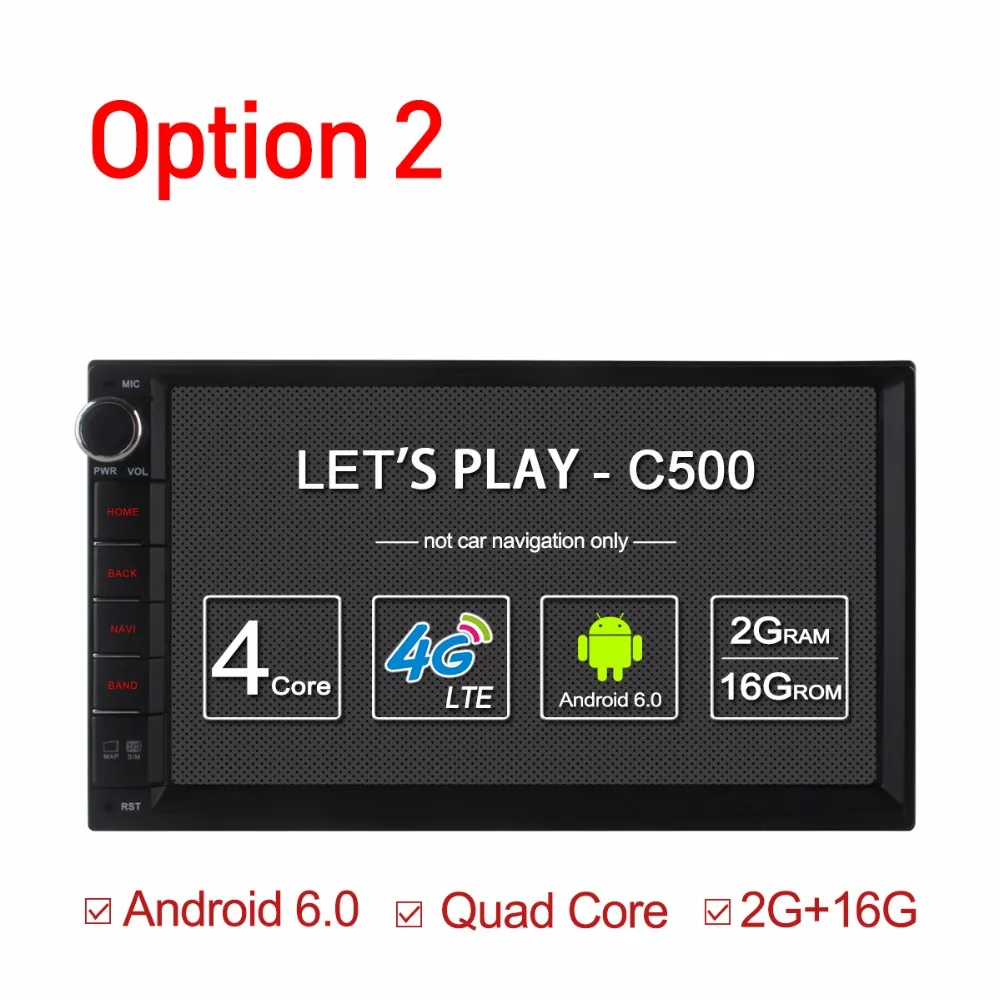 Ownice C500 7 &quot1024*600 Android 6 0 4 ядра 2 din универсальный для Nissan gps Navi BT Радио стерео аудио