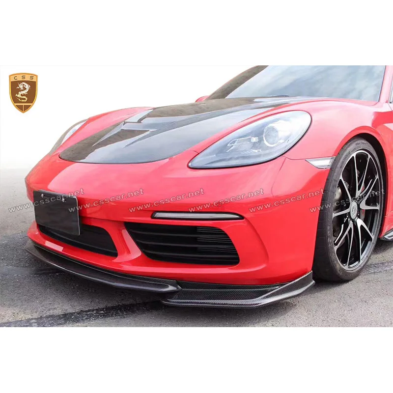 Наборы для тела из углеродного волокна Cayman Boxster 718 наборы карбоновые передние