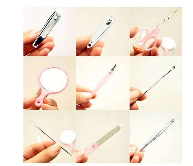 8 шт. набор инструментов для маникюра в форме яблока|set pedicure|manicure set pedicurekit nail |