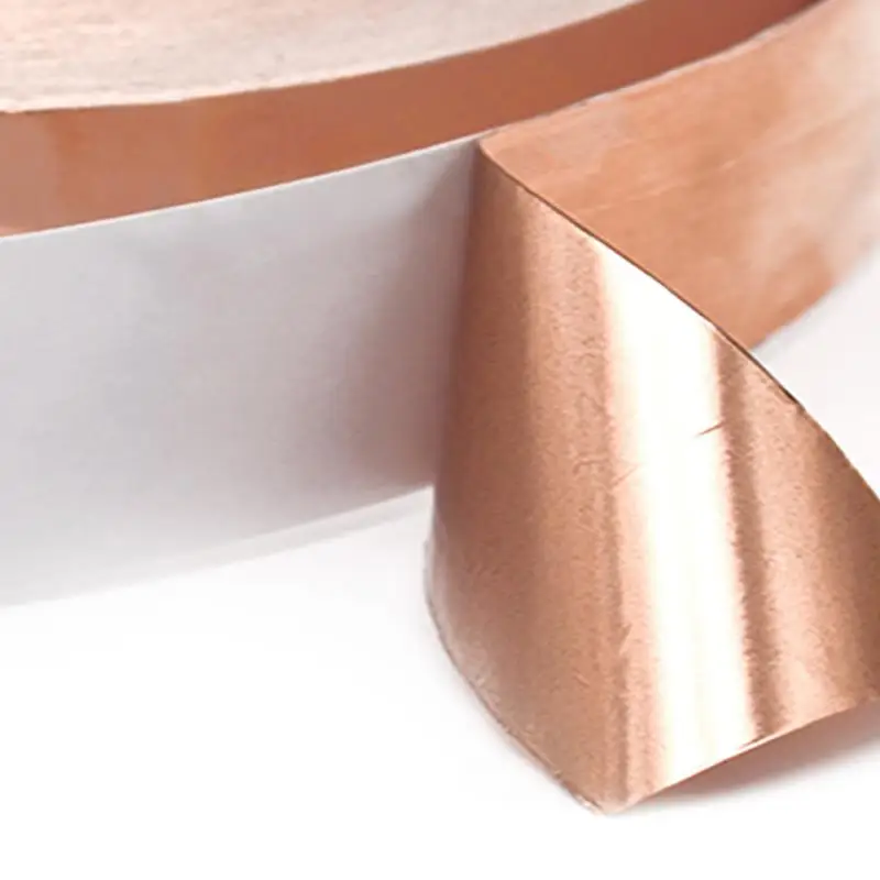 Новый материал CU односторонняя медная фольга стандартная клейкая