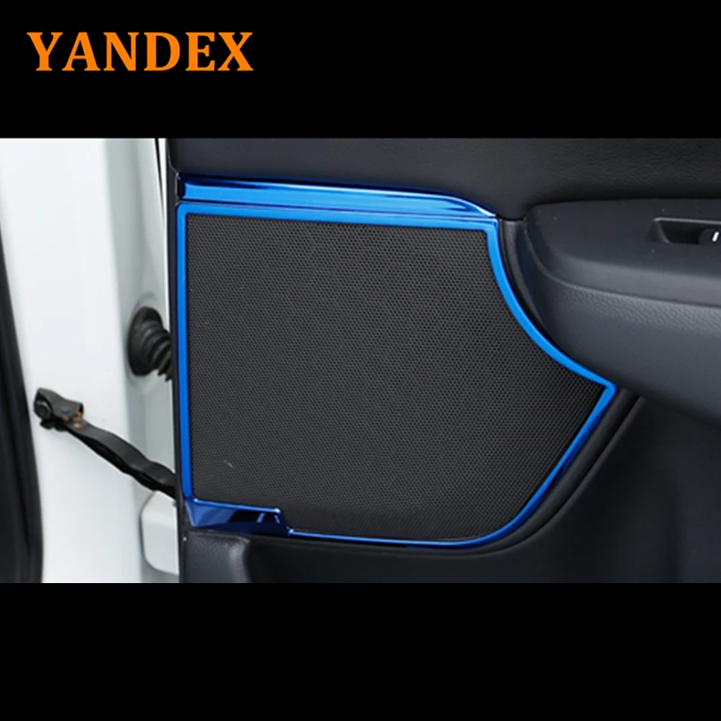 

Car stainless steel decoration Door speaker sound ring 8pcs For Honda 2017 CRV CR-V Interior Decoration Stickers