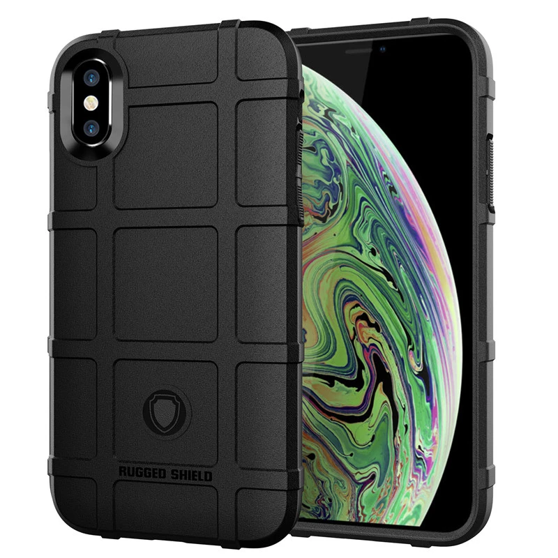 Прочный щит подушки безопасности Чехол для Iphone XS MAX XR противоударный кремния