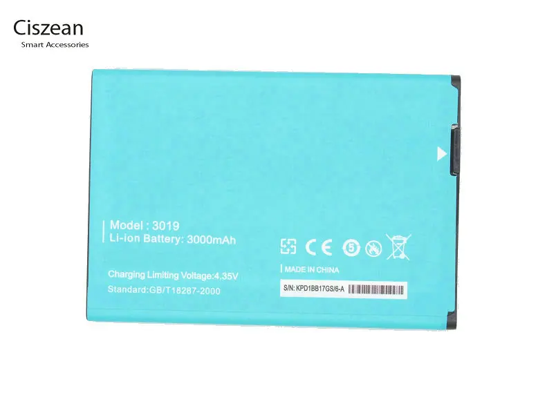 Сменный аккумулятор Ciszean 3019 для Ulefone L55 Be Pro 2 3000 мАч батареи + код отслеживания|battery