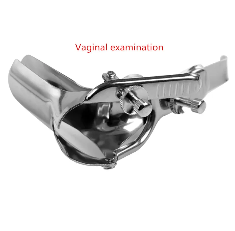 Vaginal examination Вагинальный расширитель из нержавеющей стали, устройство для расширения влагалища, вагинальное зеркало, инструмент для контроля женской гигиены SM Toy Y - Цвет: Vaginal examination