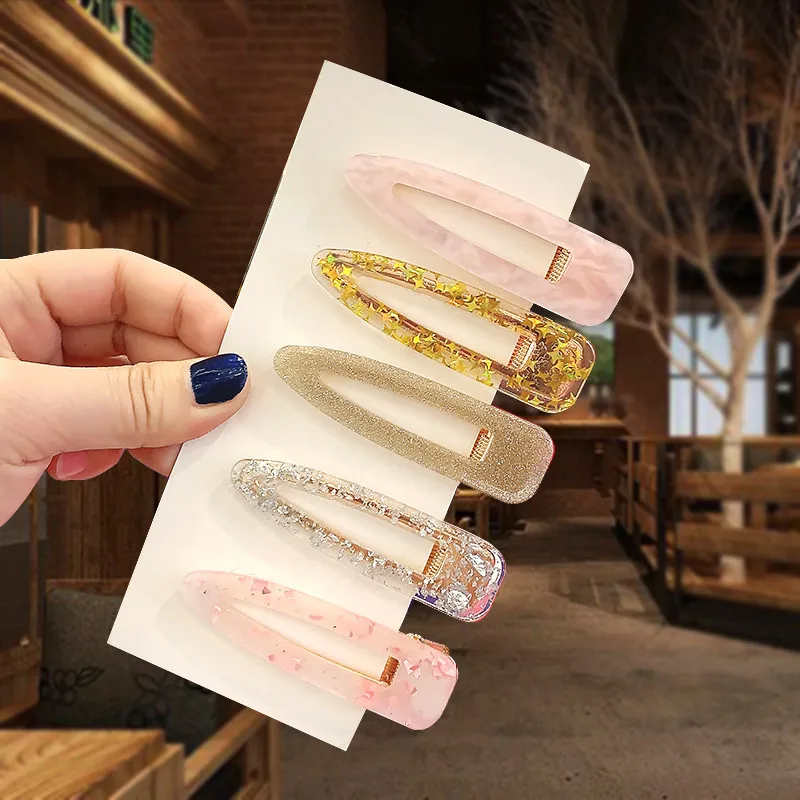 Корейская шпилька для волос с жемчужиной заколка милая треугольная аксессуары